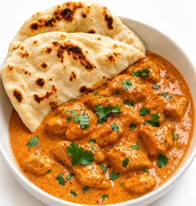 Butter Chicken with Paratha