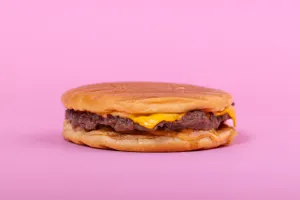 Flat Beef Burger with Truffle Sauce