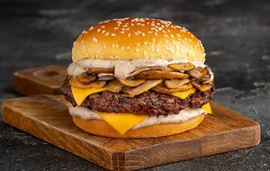 Mushroom Cheedar Burger