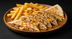 Chicken Quesadilla + Fries