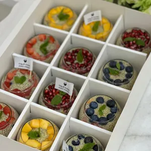 Chia Seeds Box with Fruits