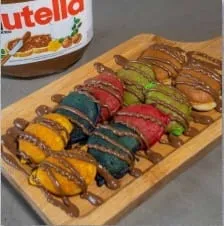 Pancake Rainbow Nutella
