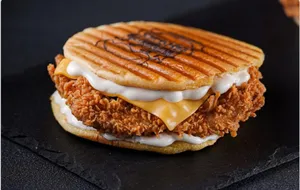 Flat Chicken Burger