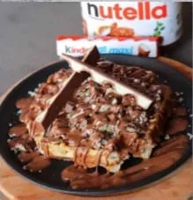 Crispy Kinder Waffle