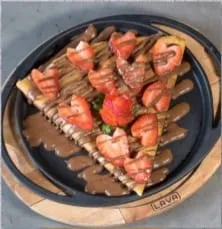 Nutella Crepe with Strawberry