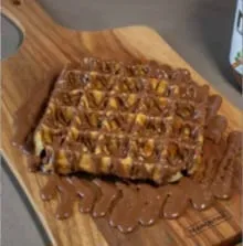 Belgium waffle Nutella