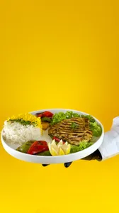 Grilled chicken white & yellow rice