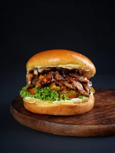 Beef Mushroom Burger