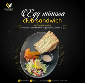 Egg Mimosa Club Sandwich