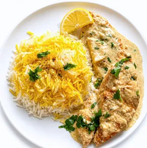 Chicken with cream and lemon