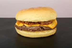 Burger Angus Mushroom With Caramelized onion