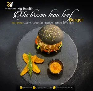 Mushroom Lean Beef Burger