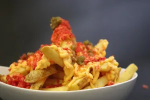 French Fries With Cheese, Jalepeno and Chetose