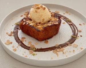 French toast with ice cream