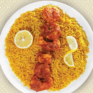 Afghani Pualo with Chicken Tikka