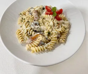 White pasta