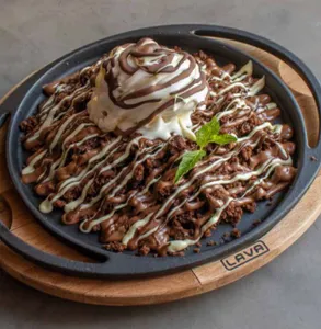 Crazy Brownie With Ice Cream