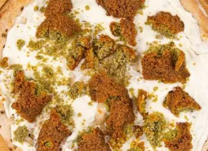 Labneh & Falafel Manakish