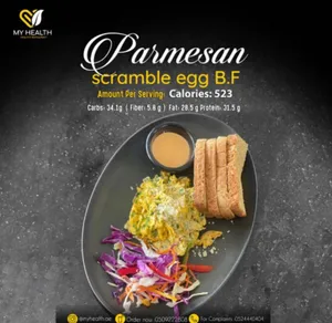 Parmesan Scramble Egg B.F