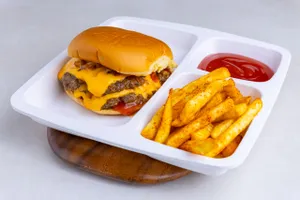 Double beef burger