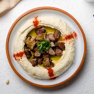 Hamous with Meat