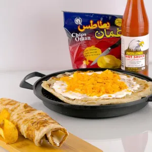 Cheese Paratha with Oman Potatoes