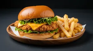 Burger + Fries