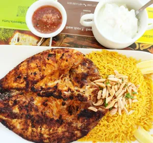 Charcol Grill Suprem Fish With Rice