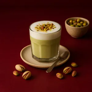 Hot Pistachio Latte