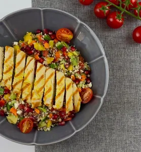 Quinoa chicken salad