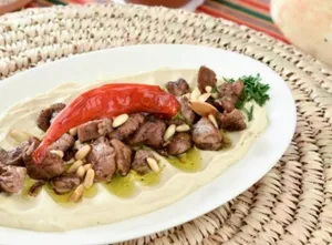Hummus with Meat