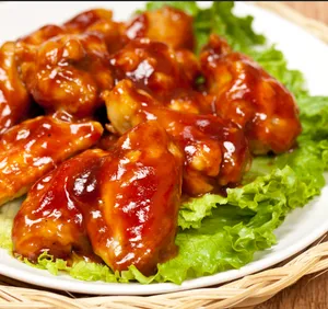 Chicken Wings With Sweet And Spicy Sauce (6 PCS)