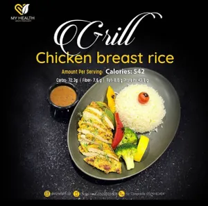 Grill Chicken Breast Rice