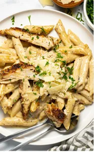 Pasta with Grill Chicken