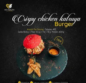Crispy Chicken Katsuya Burger