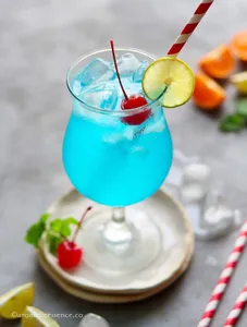 Blue lagoon mojito juice