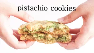 Pistachio Cookies                                                                           بسكويت الفستق